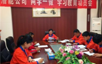 金乡AG8.COM公司开展“两学一做”学习教育动员会