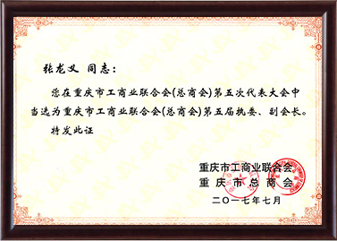 工商联第五届执委、副会长